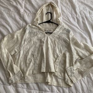 ACE & JIG cropped hoodie size XS (as-is) see photo